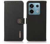 Khazneh Case For Samsung Galaxy Xcover 7 Genuine Cow Leather Case Phone Wallet Stand-brown
