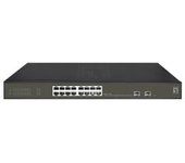 Levelone Ges-2118p Switch Gestionado L2 Gigabit Ethernet (10/100/1000) Energía Sobre Ethernet (poe) Negro
