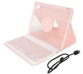 Funda Con Teclado Y Portalápices Para Tableta Ios Air4 De 10,9 Pulgadas Y Air5 De 10,9 Pulgadas, 10 M, Color Rosa - -