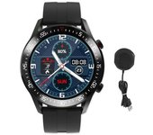 Reloj Deportivo Inteligente C2 Con Bluetooth, Podómetro, Datos Sincronizados, Clima, Aleación Negra - -