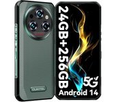 Móvil Oukitel Wp35 5g Android 14, 24gb+256gb(tf 2tb) , Batería 11000mah , 20mp+5mp, 6.6 Pulgadas,nfc-verde