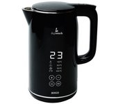 Hervidor Electrico Control Digital Temp Acero Inox Negro -2200w