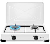 Cocina De Gas De 2 Fuegos - Consumo 135+109gr/h potencia 1.85+1.5kw