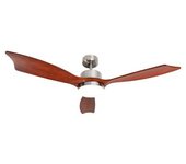 Ventilador De Techo, Sogo, Madera, Niquel, Potente, Silencioso, Lampara Led, Control Remoto, Temporizador