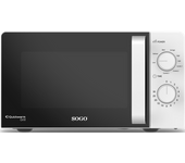 Microondas & Grill Con Cavidad Esmaltada, Y Plato De Vidrio Giratorio De 255mm, 20l - Grill 900w, Micro 700w