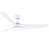 Sogo Ventilador Techo 52" 132cm Con Luz Led, 3 Aspa De Abs.6 Velocidades.38w,temp 8h ,reversible -motor Dc Cobre.mando