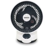 Ventilador Sobremesa Con 3 Velocidades, Oscilación, Inclinación Ajustable - 10” 25cm - 50w, 3 Aspas