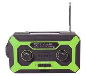 Radio Meteorológica, Luz De Manivela De Emergencia, Radio Solar De Supervivencia Portátil, Batería Grande De 2000 Mah De Capacidad