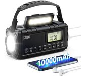 Radio De Emergencia Para Preparación Ante Desastres, Generación De Energía Con Manivela, Energía Solar, Iluminación De Emergencia Multifuncional,