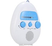 Mini Radio Impermeable Para Baño, Funciona Con Pilas