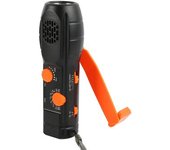 Radio Solar De Manivela De Emergencia, Radio Meteorológica Portátil Con Am/fm, Alarma Sos, Batería De 1200 Mah Carga Usb (negro)