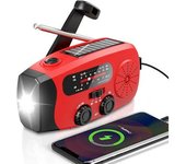 Radio De Manivela De Emergencia: Radio Meteorológica Am/fm/noaa De 7400 Mwh