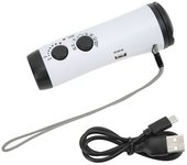 Radio Meteorológica De Emergencia Portátil Radio Multifuncional Solar Y De Manivela Am Fm Para Uso En Exteriores