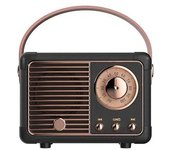 Hm11 Reproductor De Música Portátil Mini Altavoz Recargable Retro Radio Viajes Al Aire Libre