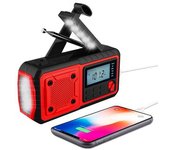 Luz De Emergencia Roja Para Radio Portátil De Prevención De Desastres Al Aire Libre