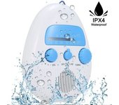 Mini Altavoz De Radio Portátil Inalámbrico Para Ducha, Radio Impermeable Para Ducha Con