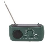 Radio Meteorológica De Emergencia Multifuncional Am Fm Sw Banco De Energía Portátil Radio De Manivela Solar Para Acampar Al Aire Libre