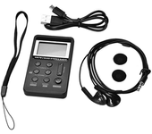 Mini Radio Universal Portátil Am/fm De Doble Banda Estéreo De Bolsillo