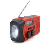 Radio Sign Crank Con Células Solares, Linterna Y Powerbank De 2000 Mah - R