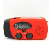 Radio De Células Solares De Manivela De Sol De Emergencia Con Dinamo De Radio De Telar De Manivela