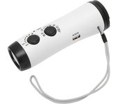 Radio Meteorológica De Supervivencia De Emergencia Radio De Manivela Radio Meteorológica Portátil Multifuncional Fm Am Con Linterna Led Y Correa Para