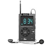 Mini Radio Portátil De Bolsillo, Receptor De Radio Digital Am Fm, Canal De Búsqueda Automática, Tarjeta Tf, Reproductor De Música Mp3