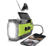 Radio Veva Con Cargador De Móvil Célula Solar 4000mah