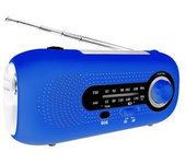 Sin Batería - Radio Meteorológica De Emergencia Solar Con Manivela Automática