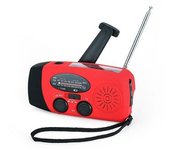 Manivela Solar Radio Fm/am Linterna Función Noaa Power Bank