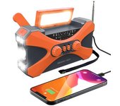 Radio De Emergencia De 10000 Mah, Radio De Carga Solar, Radio Portátil Con Cargador De Teléfono Móvil
