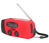 Radio Solar De Manivela Con Linterna Led Portátil Fm Am Wb