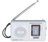 Radio Am Fm Con Pilas, Receptor De Radio Portátil De Plástico Resistente Al Agua Para Entretenimiento Al Aire Libre (bc-r2048)