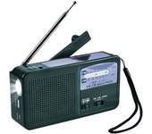 Radio De Emergencia Portátil Radio Solar Radio Am Fm Con Manivela Y Linterna Led Puerto Usb