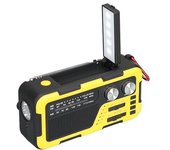 Radio Meteorológica De Emergencia Radio Meteorológica Portátil Con Energía Solar, Manivela, Am/fm/noaa