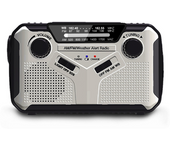 Radio De Emergencia Am/fm Radio Portátil Manivela Solar Usb Baterías Aa Linterna Recargable Luz De Lectura Alarma Sos Para Emergencias