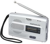 Indin Bc-r28 Am Fm Radio Portátil De Bolsillo Con Mini Altavoz Azul