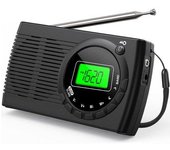 Tendak Pequeña Radio Fm/am/sw Con Pilas, Mini Radio Portátil
