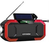 Altavoz Solar De Bluetooth Con Radio, Linterna Led, Alarma Sos 5000mah Powerbank