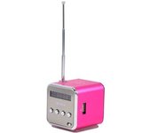 Radio Portátil Radio Retro Barata Td V26 Radios Pequeñas Red Y Batería Mini Altavoz Reproductor De Música Radio Fm Soporte De Moda Tarjeta Tf Y U