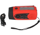 Radio De Manivela De Emergencia, Radio Solar Portátil Con Linterna Para Acampar Al Aire Libre, Modelo Europeo De Emergencia
