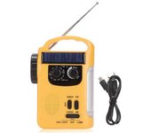 Rd339 Radio Con Energía Solar Con Manivela Radio Meteorológica Fm Am Multifuncional Estable De Alto Brillo Con Linterna Led Para Uso En Exteriores
