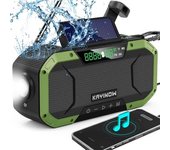 Radio Meteorológica Portátil Am Fm Noaa, Radio Solar De Manivela, Batería Recargable De 5000mah, Cargador De Teléfono Móvil, 1 Ud.