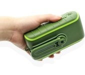 Radio De Emergencia 8000mah Radio Portátil Altavoz Inalámbrico Cargador Usb Manivela Radio Meteorológica