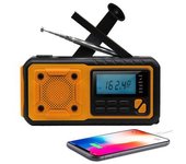 La Radio De Emergencia Más Nueva, Radio De Manivela Solar Con Batería Externa De 4000 Mah, Radio Meteorológica Portátil Am/fm/wb/y Señal De