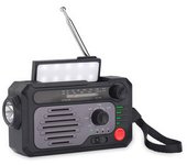 Fm87-108mhz,am520-1710khz Wb162.400-162.550mhz,radio De Manivela De Emergencia Con Energía Solar-radio Meteorológica Am/fm/noaa Con Batería