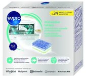 24 Tabletas Todo En 1 Para Lavavajillas Wpro Tab100
