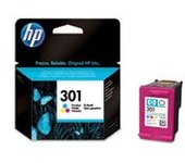 Hp - Cartucho De Tinta Original 301 Tri-color