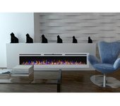 Chimenea Eléctrica Empotrable 254 Cm - Kamin White Nice 100