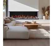 Chimenea Eléctrica Empotrable - Palerme 78 Extra 3d