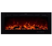 Chimenea Eléctrica 128cm Empotrable - Kamin Black Nice 50